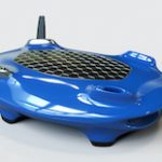 V-Ray Render of a Blue Submersible designed in Rhino 3D.